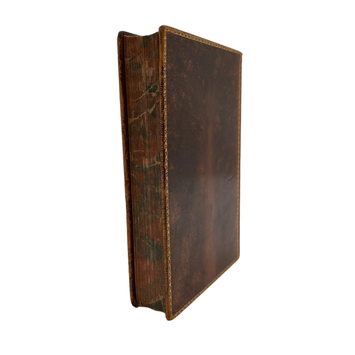 1893 "John Wyclif" Brown Full Tree-Calf Leather Book