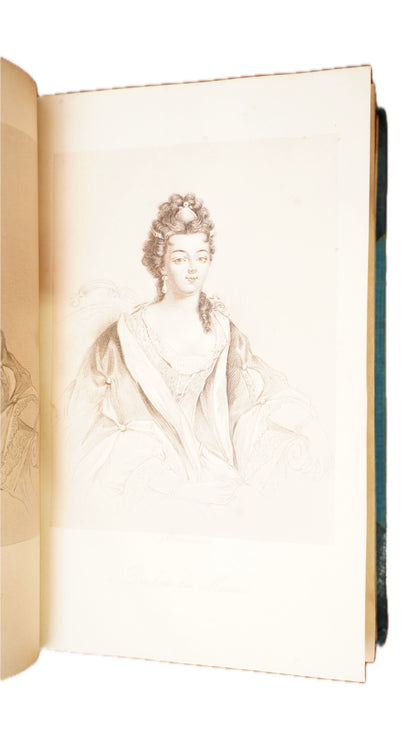 Julia Kavanagh Woman in France 1850 Antique Half-Leather Books Two Volumes