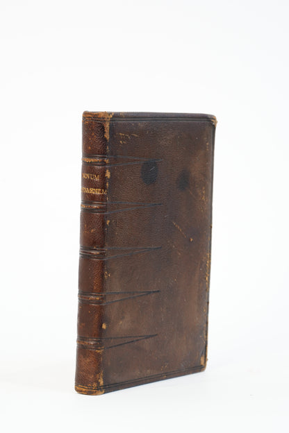 1852 Theodore Beza Novum Testamentum Gauffered Edge Book