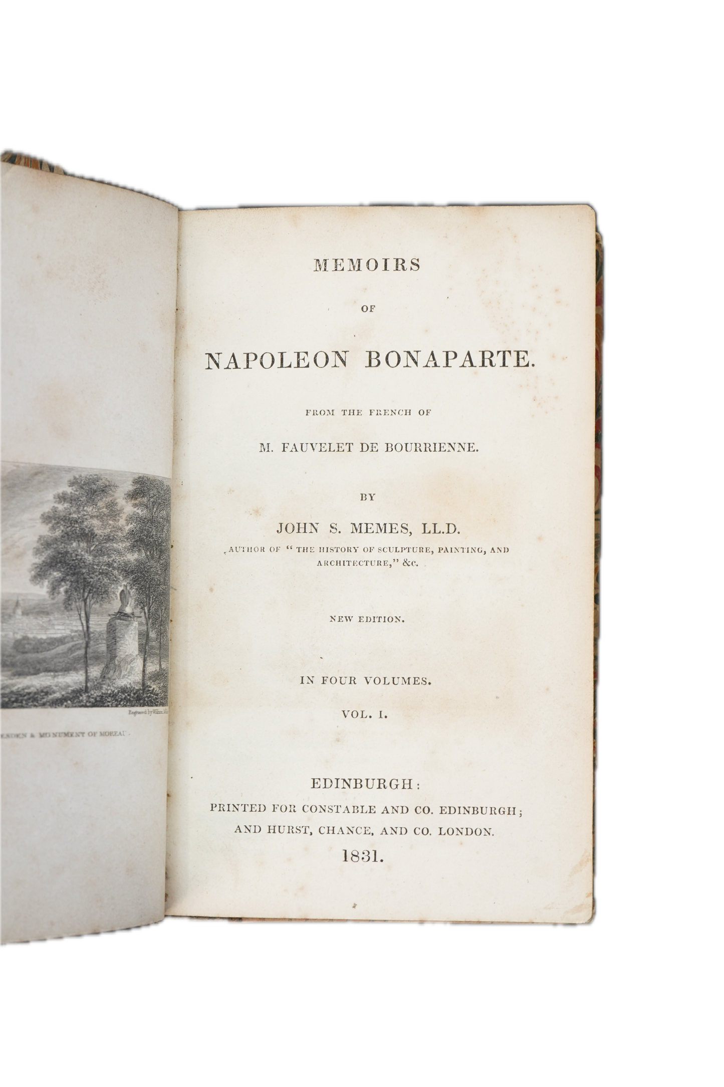 1831 Bourrienne Memoirs of Napoleon Bonaparte Vols. I & II