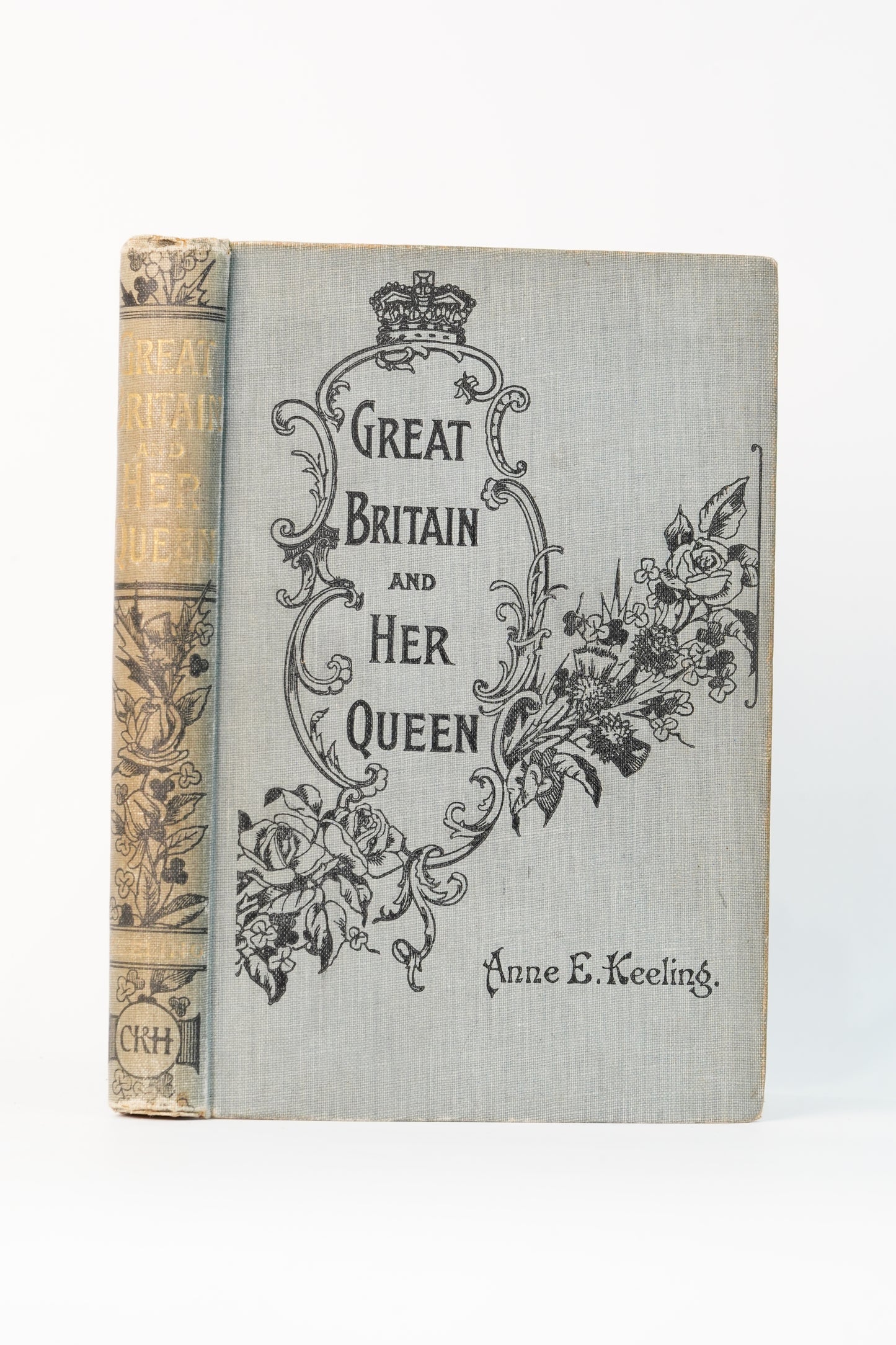 Antique Victorian History Book Great Britain and Her Queen 1897