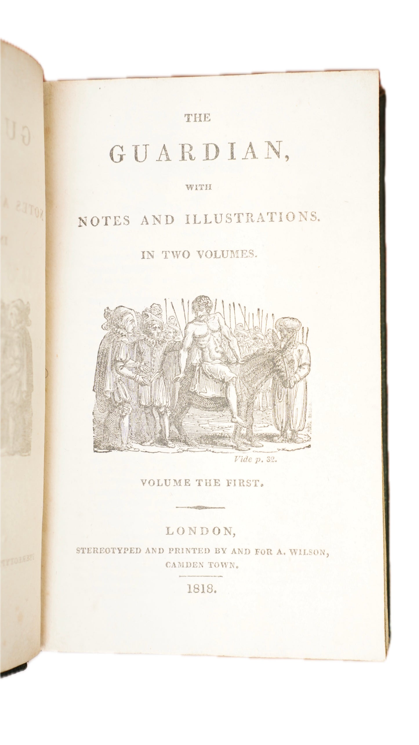 The Guardian Steele Addison 2 Volume Set 1818 Green Morocco