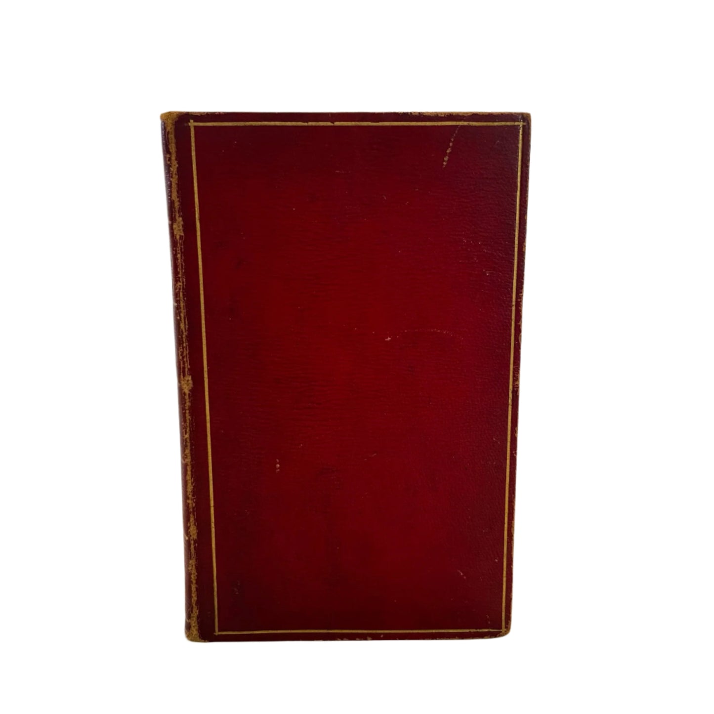 1834 "Scripture Biography" Religious Red Full Leather Book