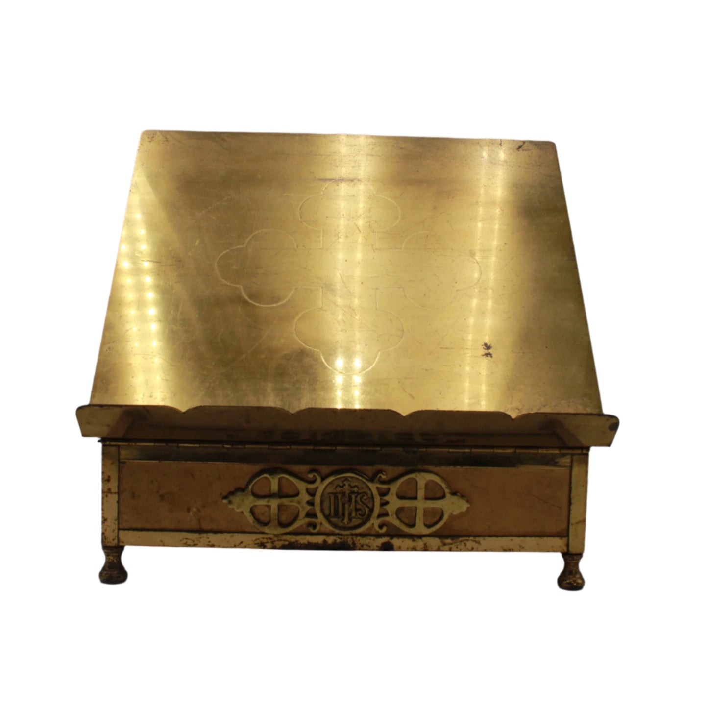 Antique Brass Adjustable Bible Book Stand