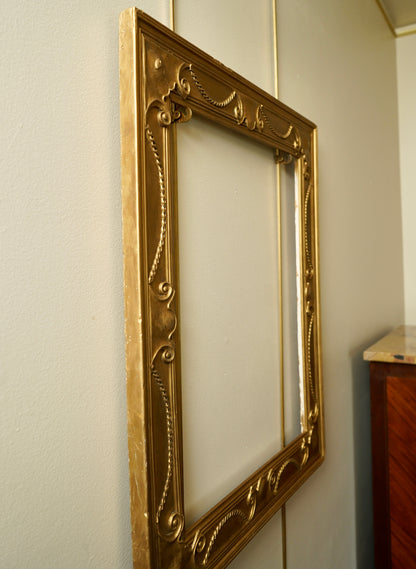 Antique French Gilt Picture Frame, Art Nouveau, Circa 1900