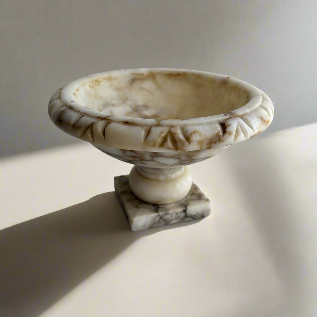 Alabaster Bird Bath