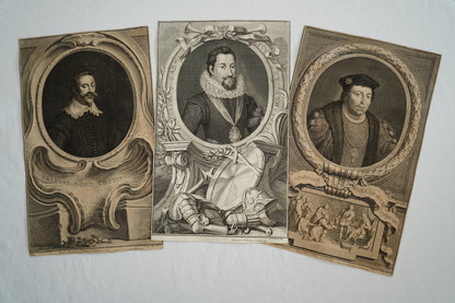 Early 19th Century Engraving "Robert Carr, Earl of Somerset" by Jacobus Houbraken