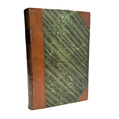 1846 "Brown’s Dictionary of The Holy Bible" Brown Half Leather Book