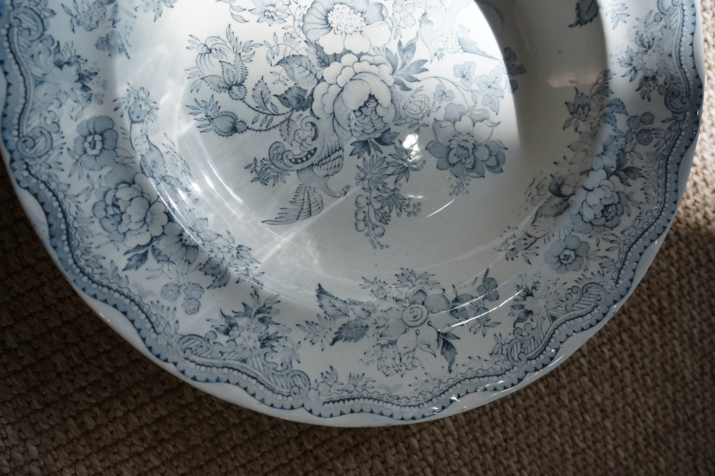 Antique Asiatic Pheasant Soup Plate, Wedgwood & Co.