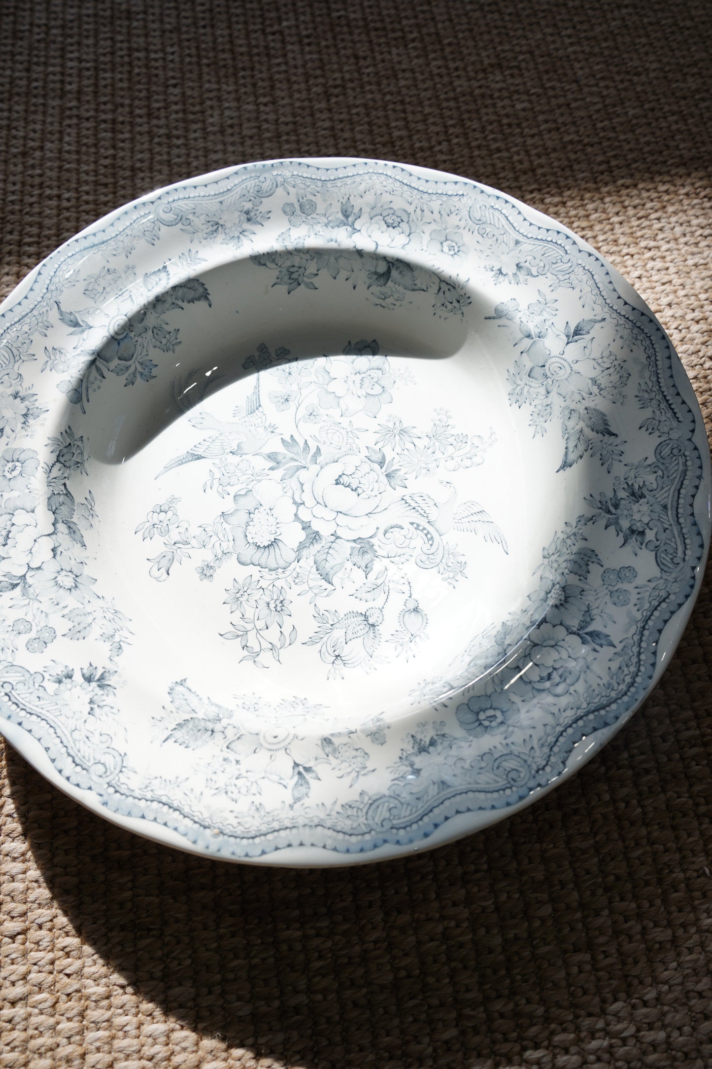 Antique Asiatic Pheasant Soup Plate, Wedgwood & Co.