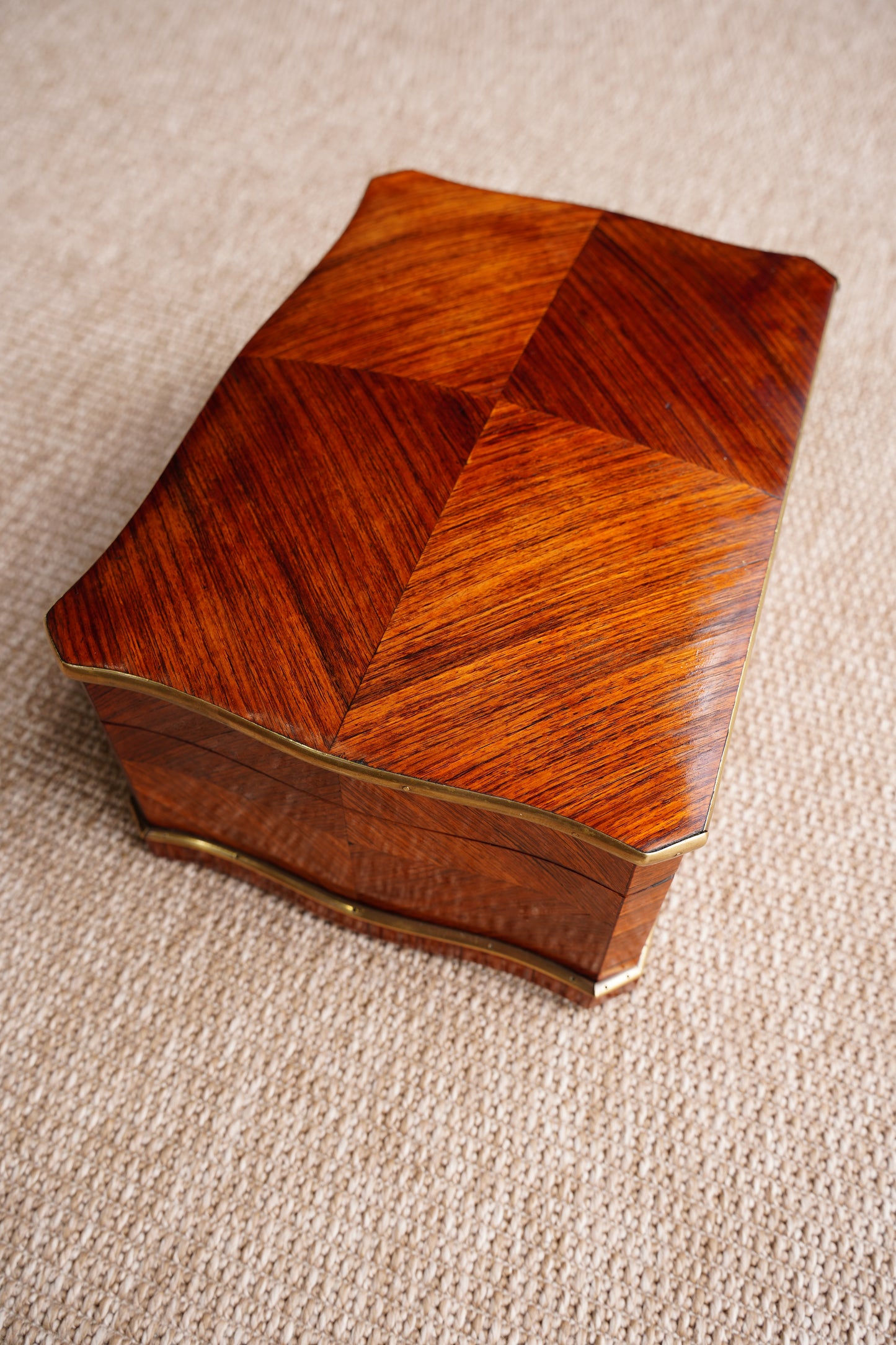 Antique Napoleon III Rosewood Jewelry Box