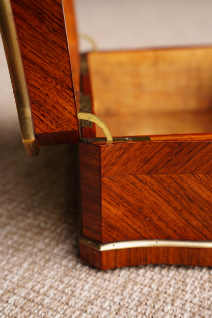 Antique Napoleon III Rosewood Jewelry Box