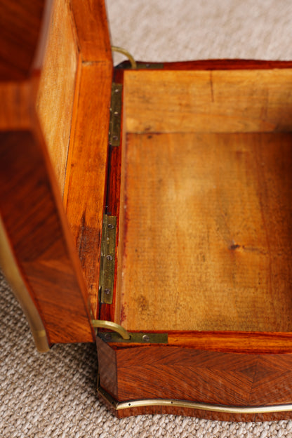 Antique Napoleon III Rosewood Jewelry Box