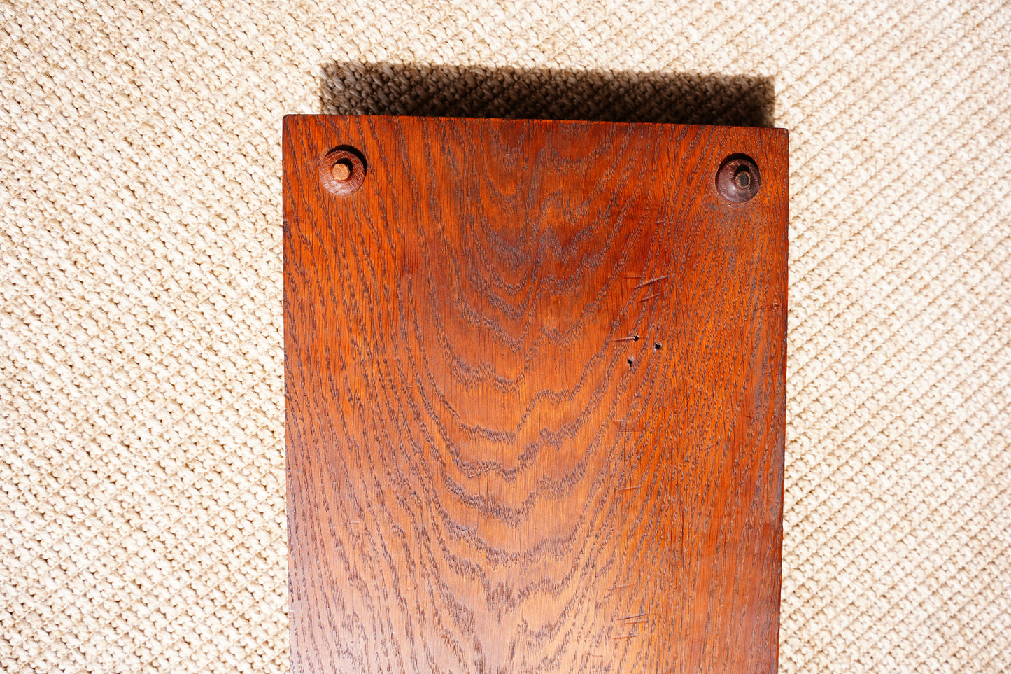 Antique Carved Oak Display Riser