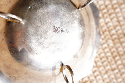 Vintage Mexican Sterling Silver Footed Bowl