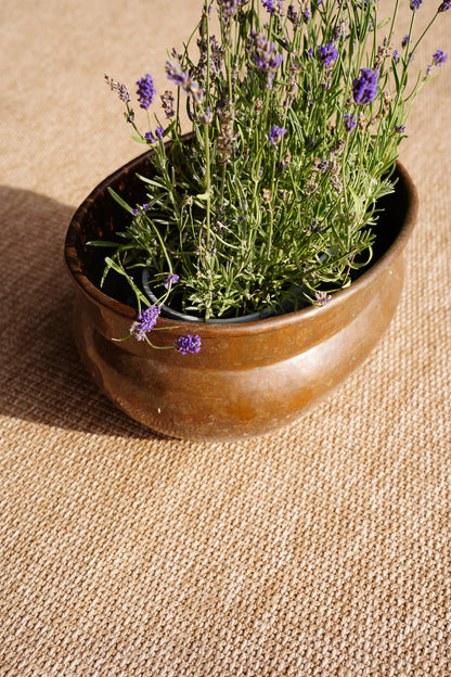 Vintage Hammered Copper Planter