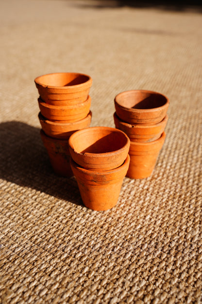 Vintage Terracotta Mini Planter Pot