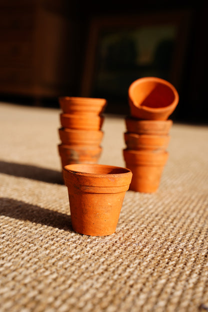 Vintage Terracotta Mini Planter Pot