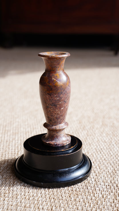 Antique Ebonized Cloche Stand or Riser