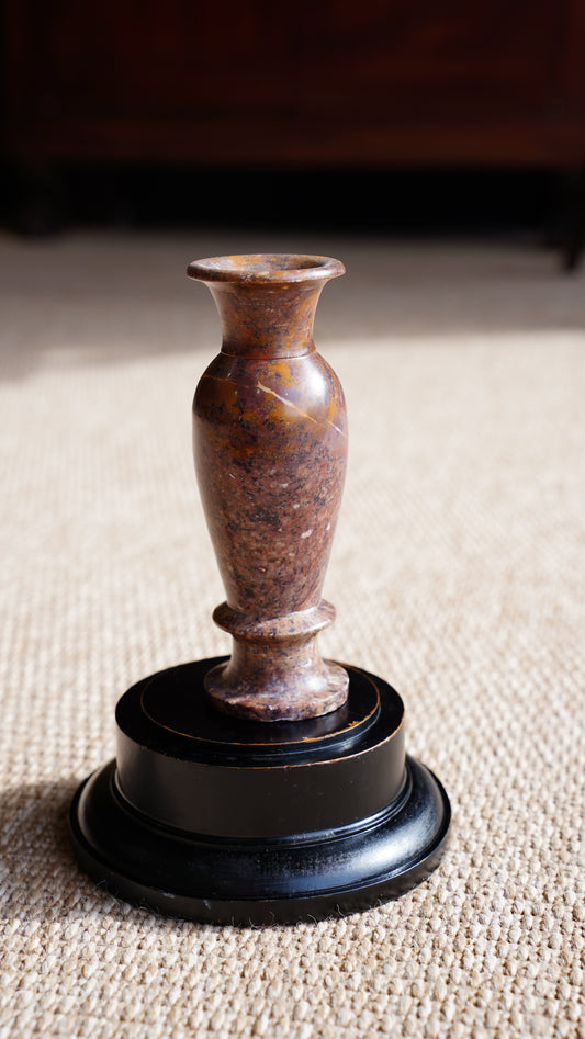 Antique Ebonized Cloche Stand or Riser