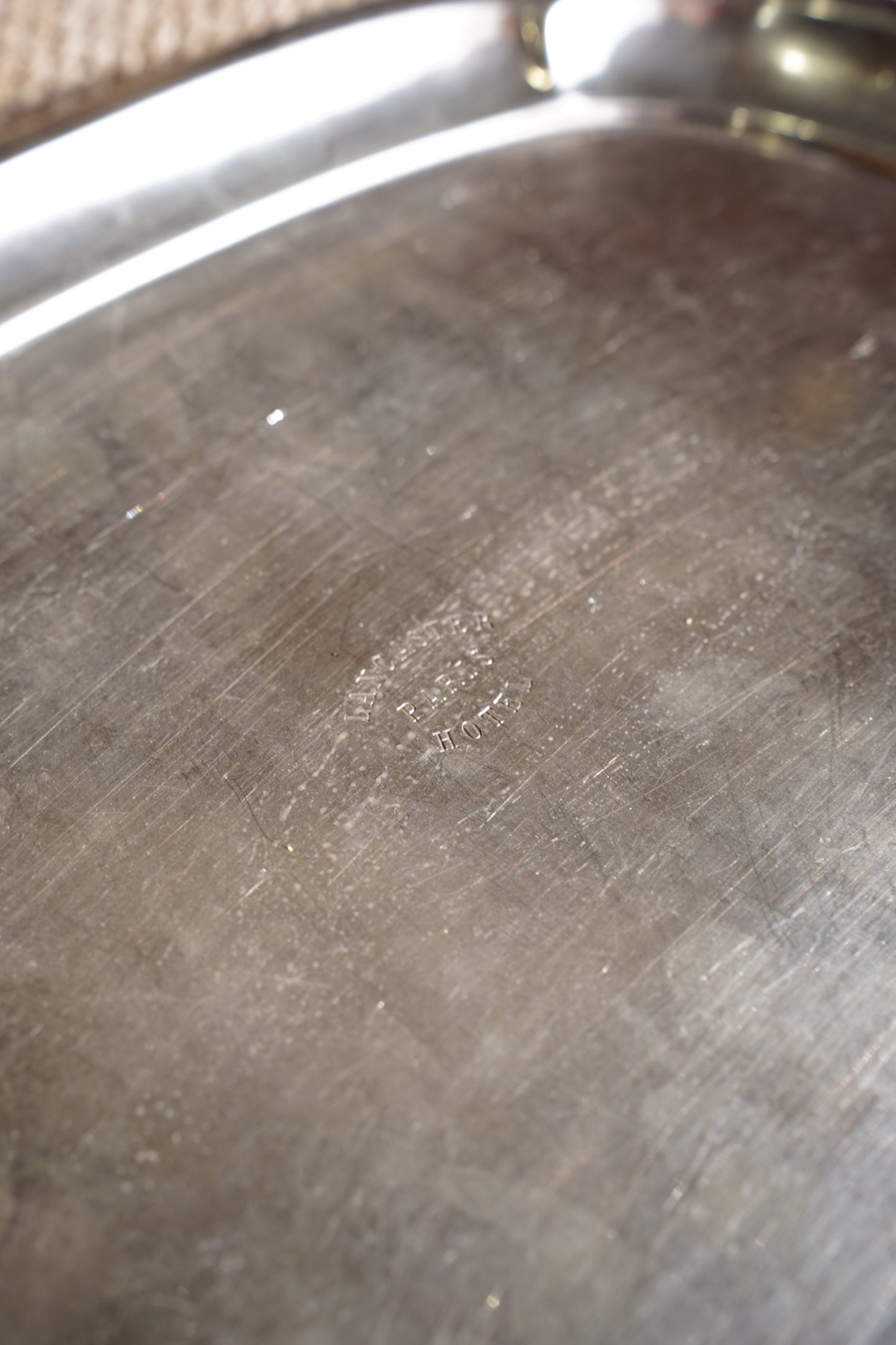Vintage Christofle Silverplate Tray - Lancaster Paris Hotel