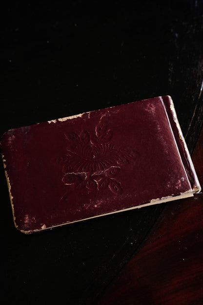 Antique Gilt Tooled Leather Autograph Album