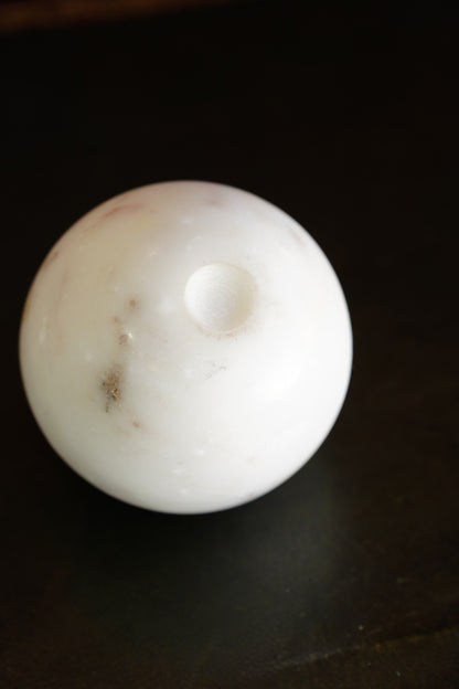 Vintage Marble Apple Paperweight