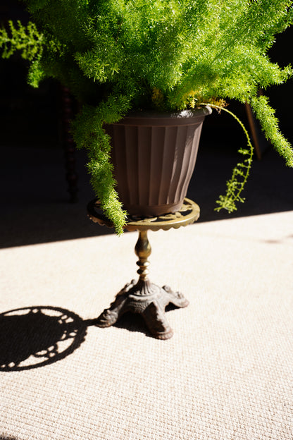 Antique Victorian Style Brass Plant Stand