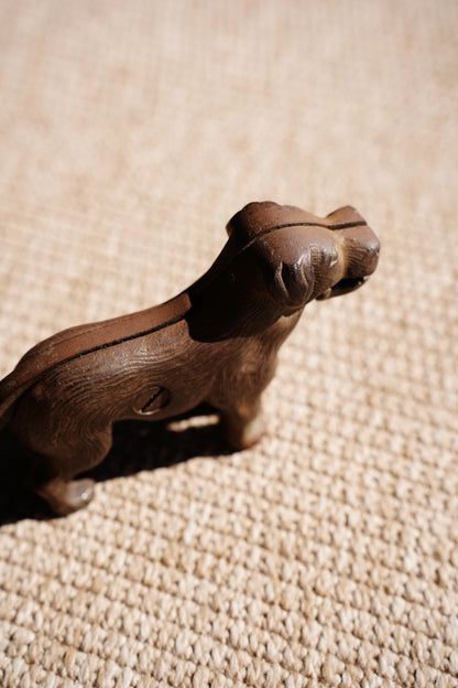 Vintage Cast Iron Dog Nutcracker, St Bernard