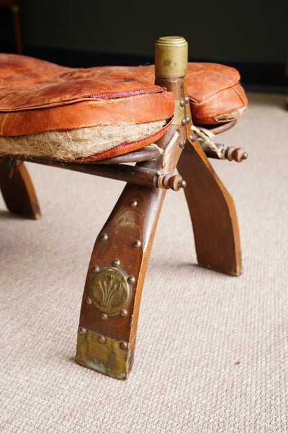 Vintage Camel Saddle Stool *AS-IS*