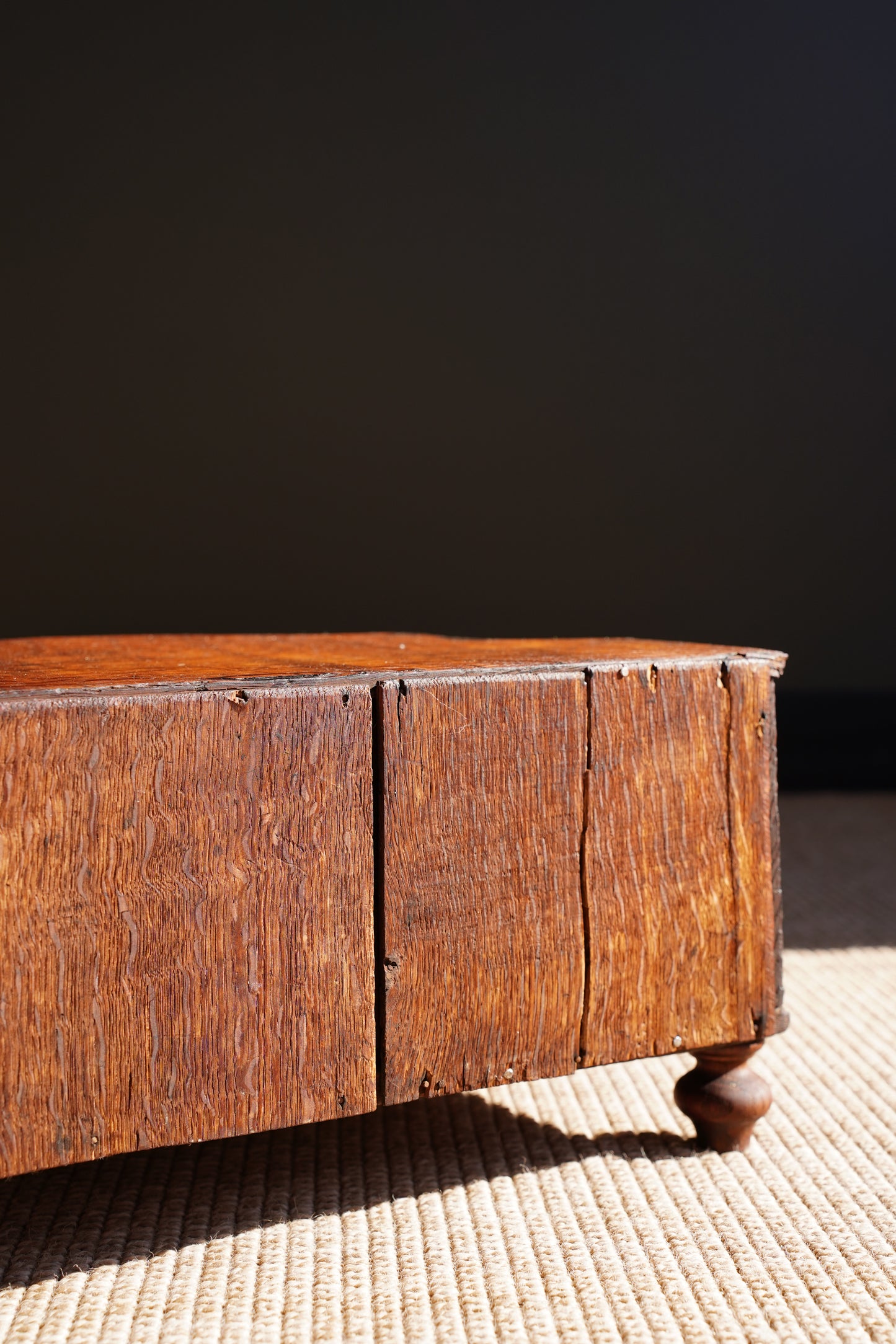 Antique Continental Oak Miniature Commode