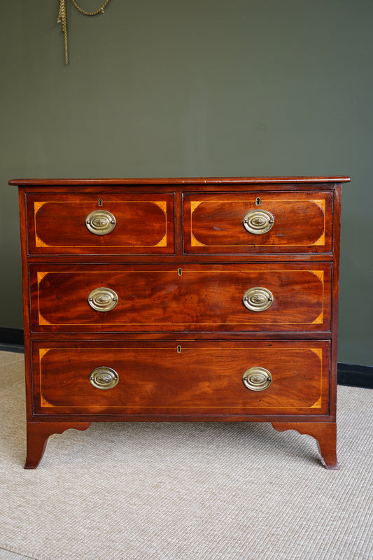 Antique Regency Mahogany Chest of Drawers