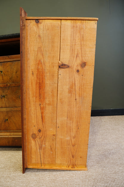 Antique Louis Philippe Walnut Commode with Marble Top