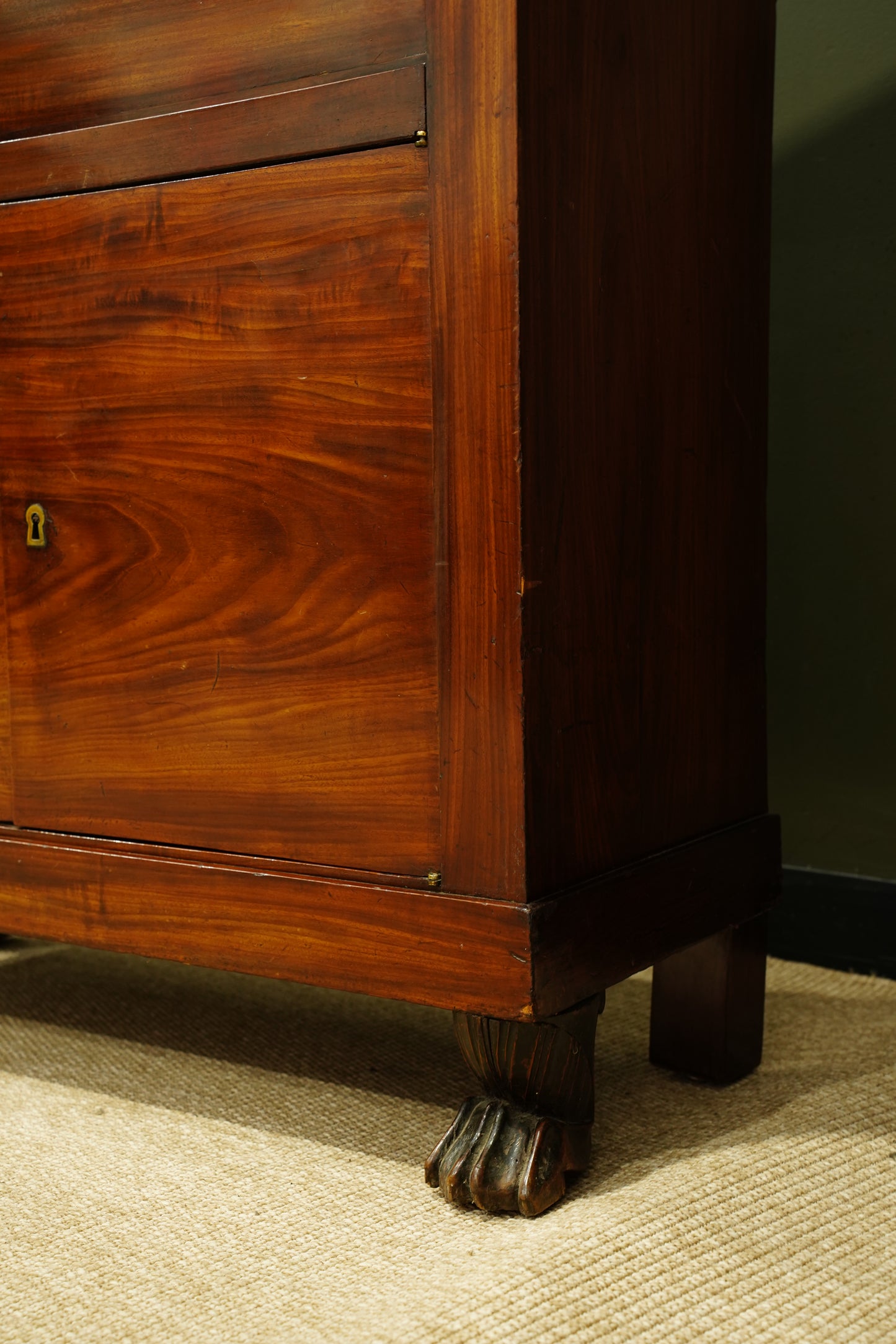 Antique French Mahogany Secretaire Desk, Circa 1820