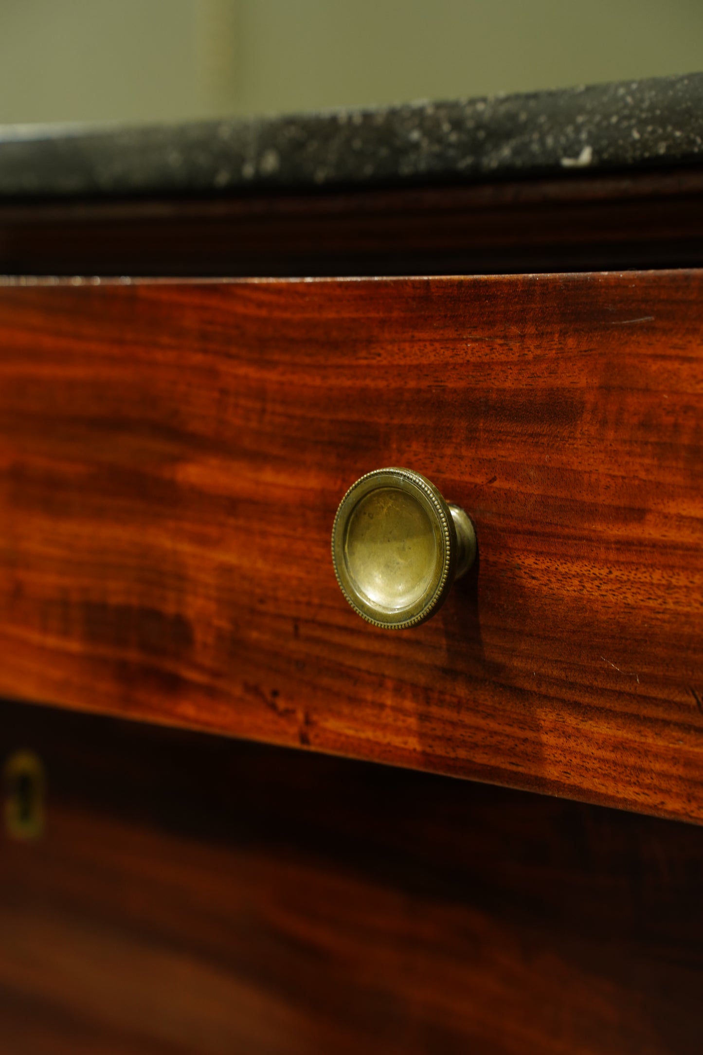 Antique French Mahogany Secretaire Desk, Circa 1820