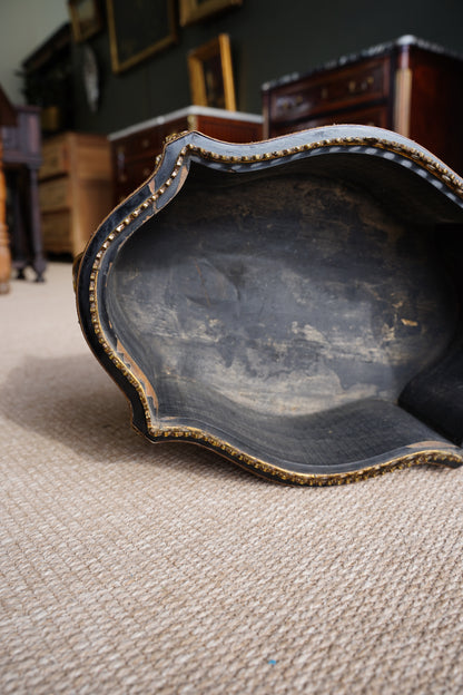 Antique French Louis XV Revival Burl Walnut Jardiniere Planter