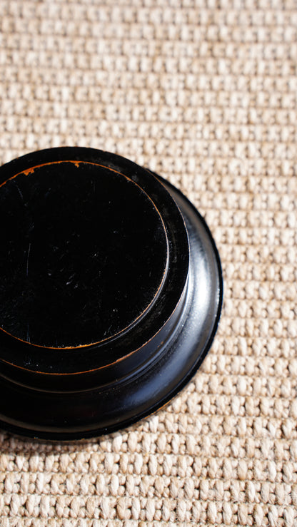 Antique Ebonized Cloche Stand or Riser