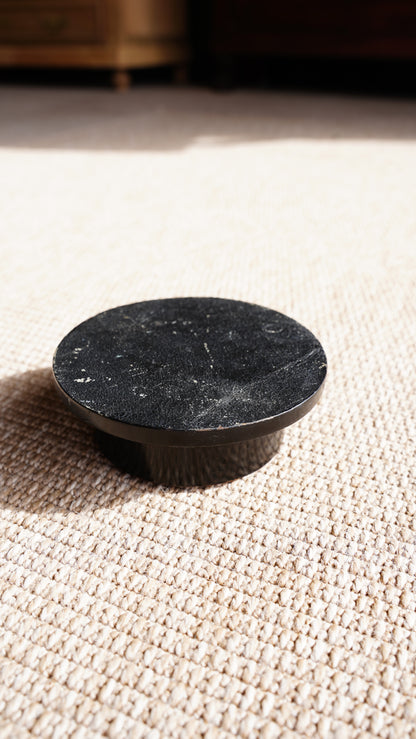 Antique Ebonized Cloche Stand or Riser