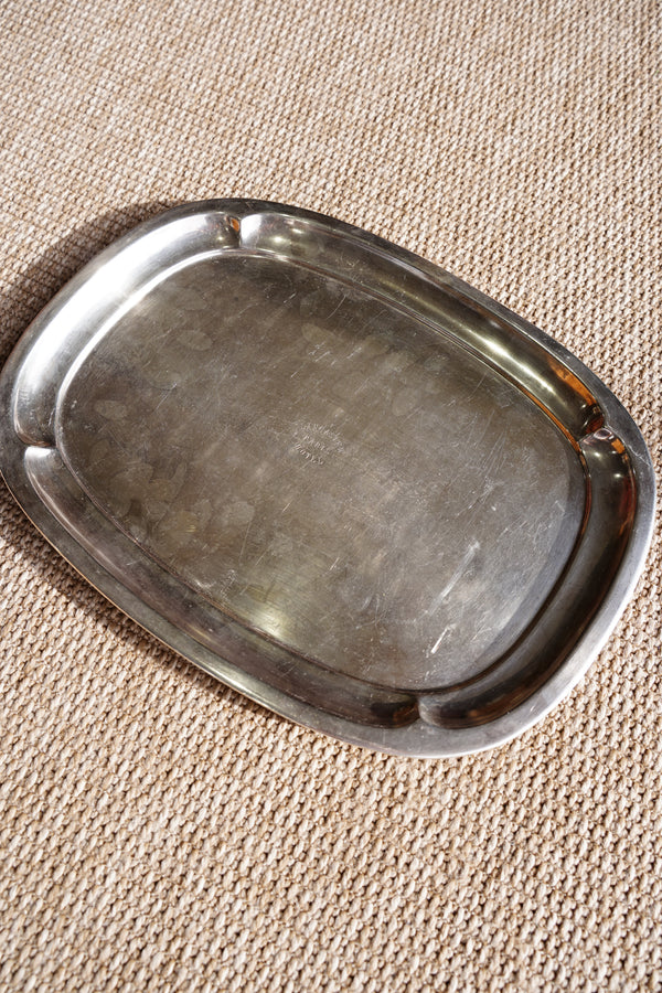 Vintage Christofle Silverplate Tray - Lancaster Paris Hotel secondary view