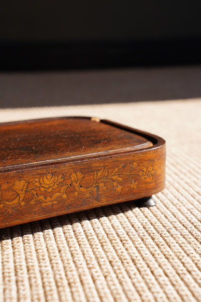 Antique French Napoleon III Rosewood Riser or Cloche Stand