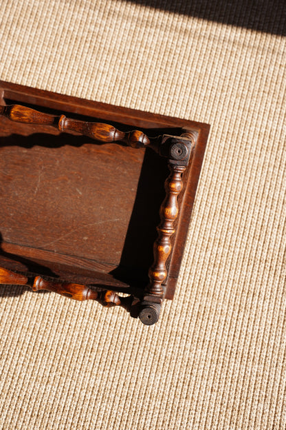 Antique Oak Book Stand, Tabletop Reading Slope, Circa 1900