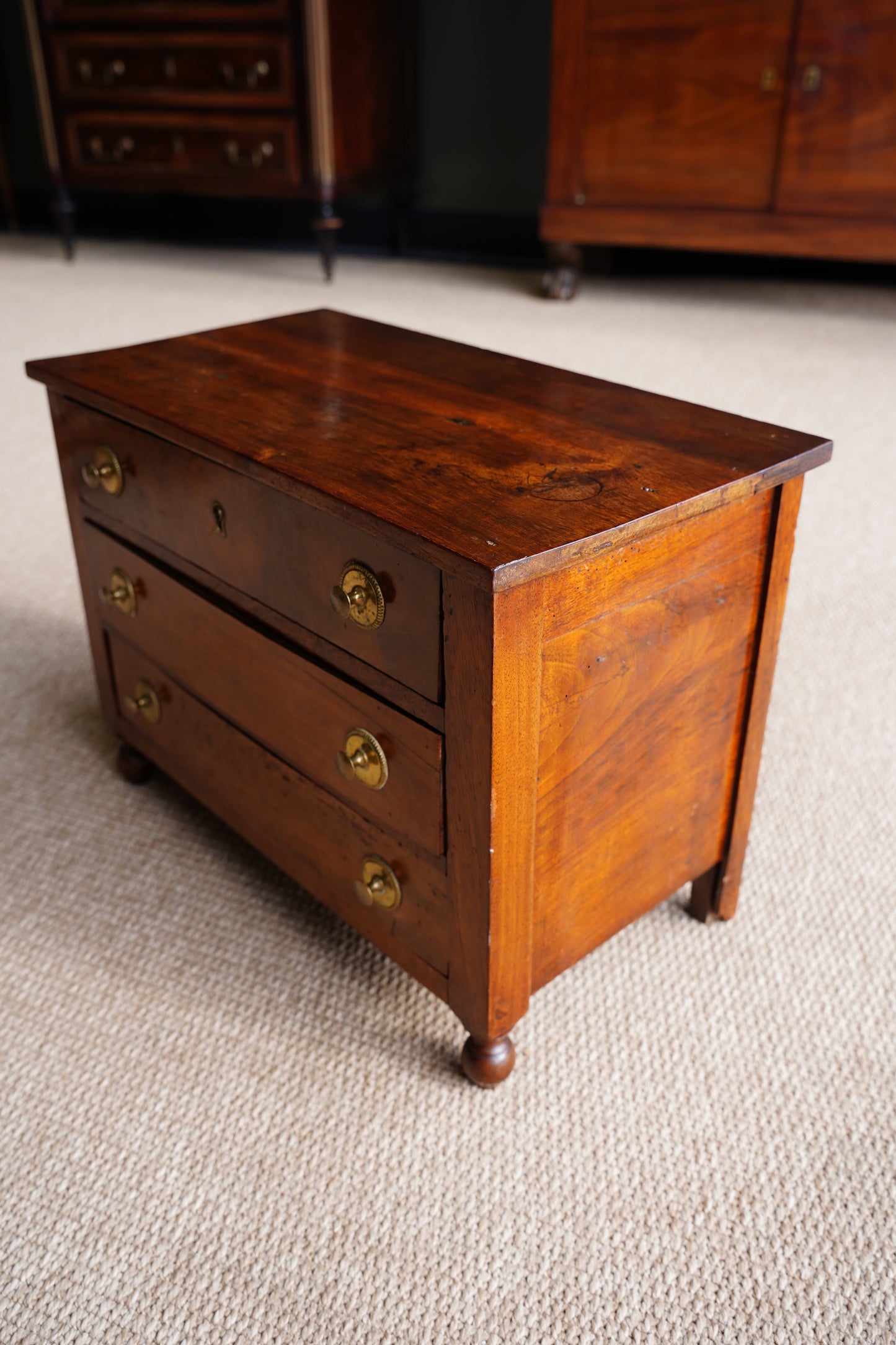 Antique Louis Philippe Miniature Chest of Drawers