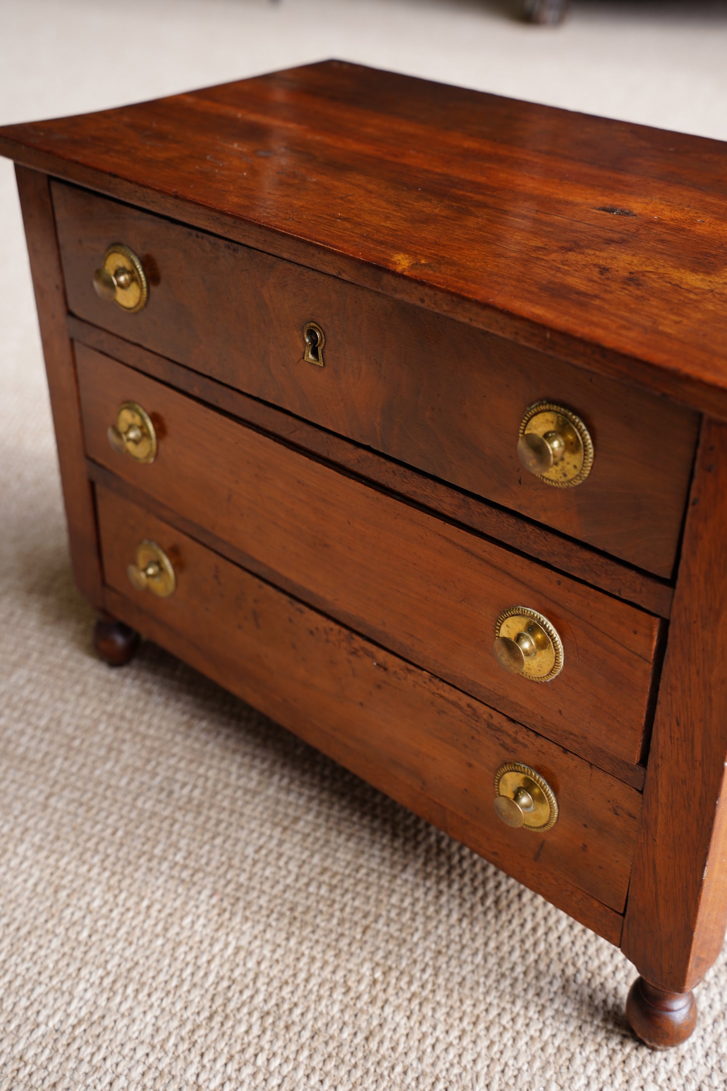 Antique Louis Philippe Miniature Chest of Drawers