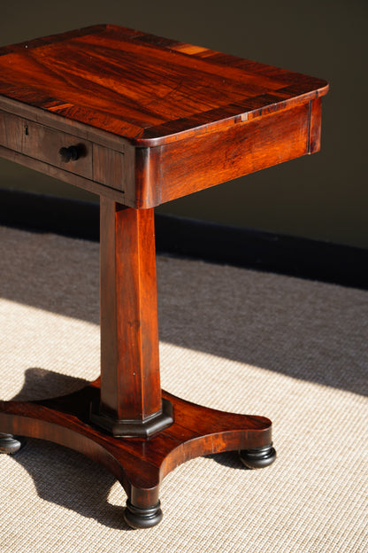 Antique William IV Rosewood Side Table