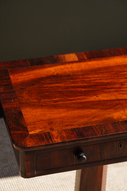 Antique William IV Rosewood Side Table