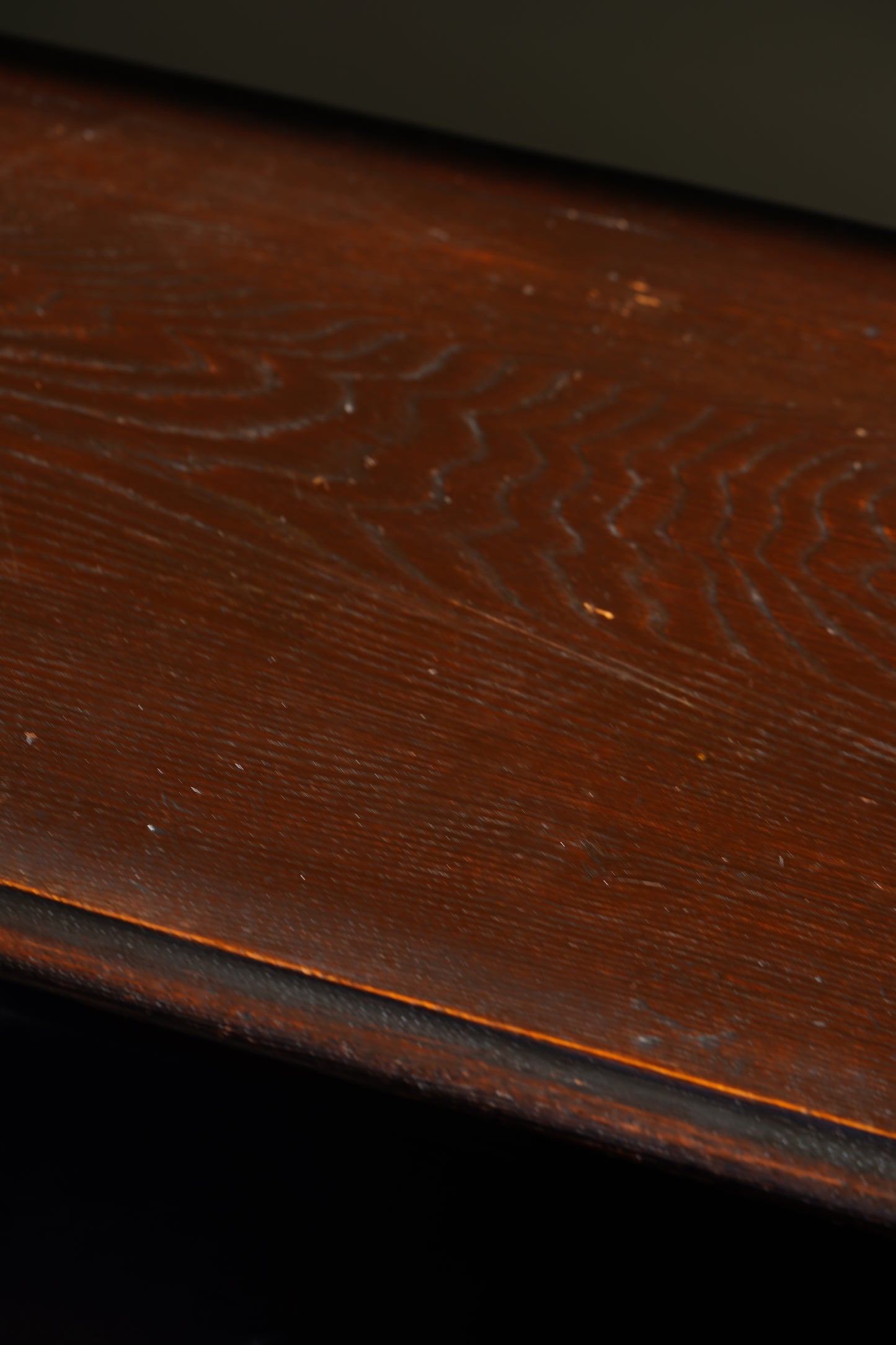 Antique English Oak Sideboard with Bobbin Legs