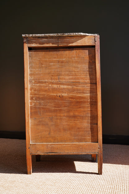 Antique French Directoire Cherry Chiffonnière, Petite Chest of Drawers