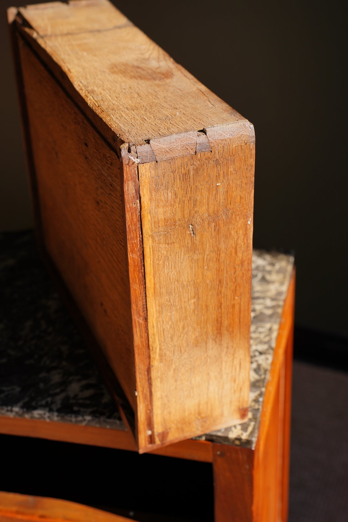 Antique French Directoire Cherry Chiffonnière, Petite Chest of Drawers