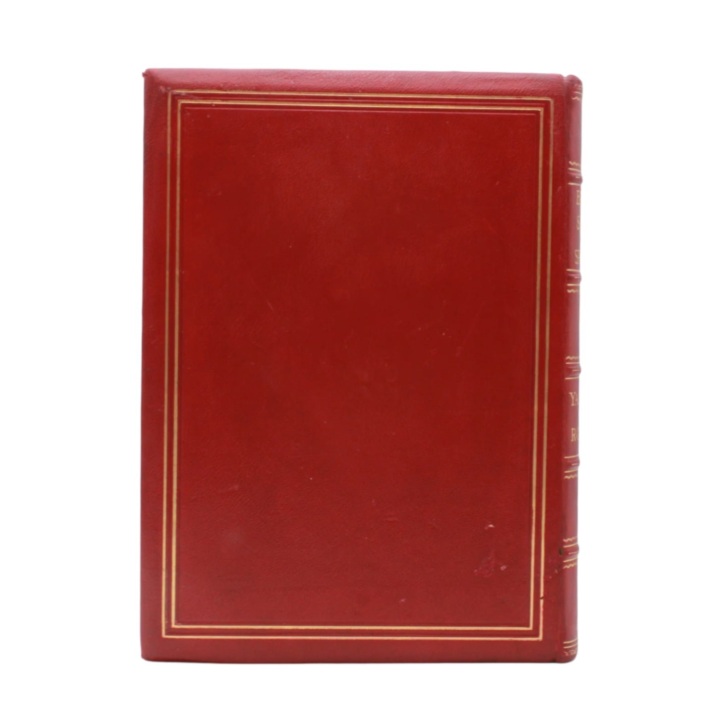 1916 “British Sports: Yachting and Rowing" XL Full Morocco Red Leather Book, First Edition