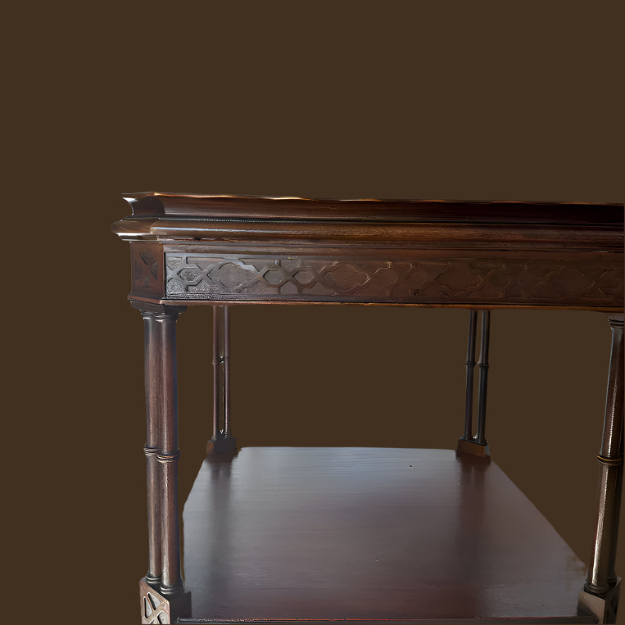 Circa 1870-1890s Victorian Wood Side Table